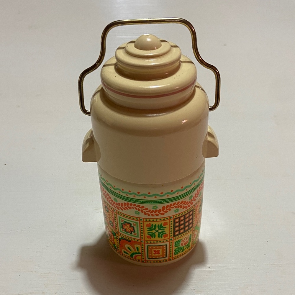 🎉 FINAL PRICE 🎉 Vintage Avon Patchwork Bottle Empty
